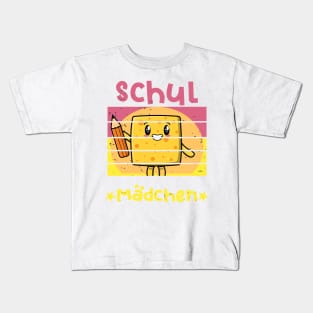 Schulmädchen 1. Klasse Smile Schulbeginn T shirt Kids T-Shirt